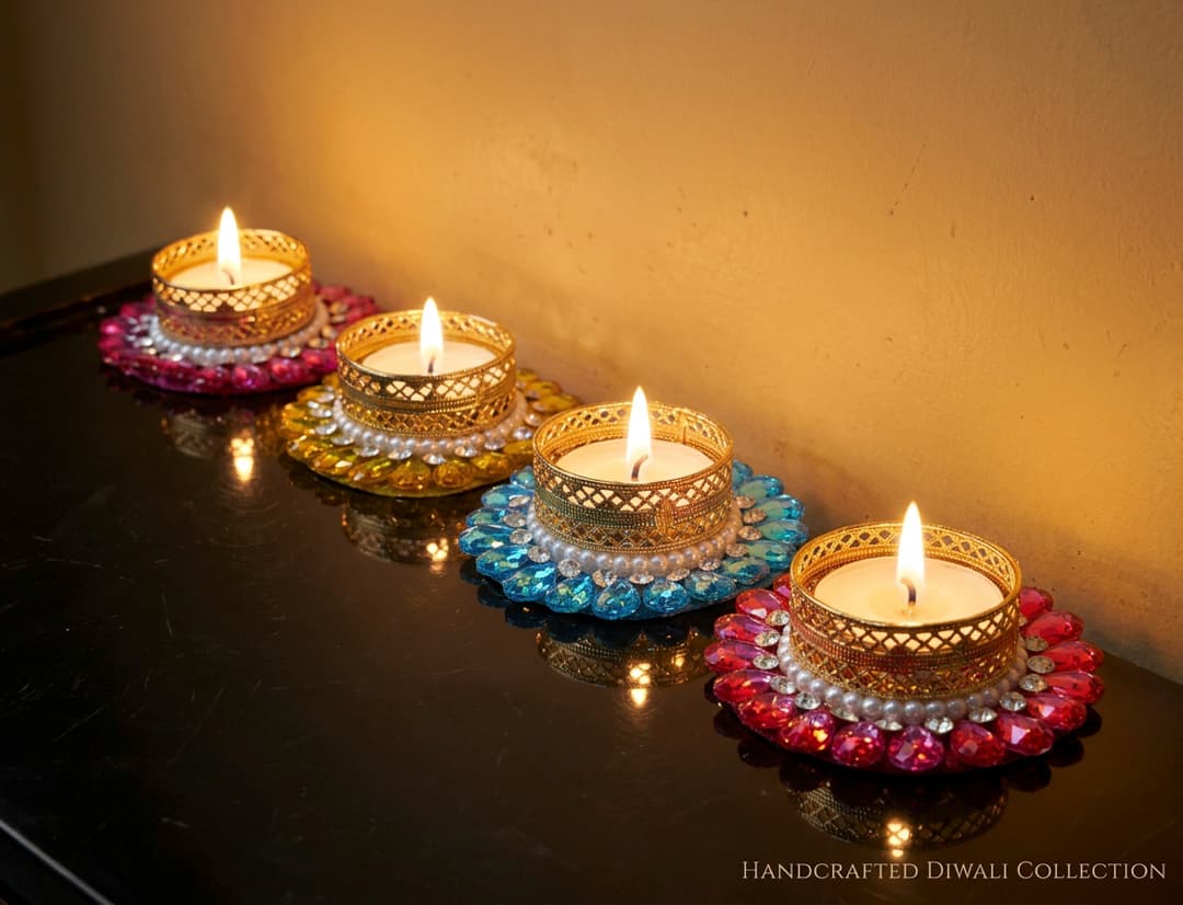 Crystal Tlight Holders